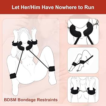 Bộ Trói Tay Chân Cổ Gối Chữ U Đệm Bông Đồ Chơi BDSM Cao Cấp