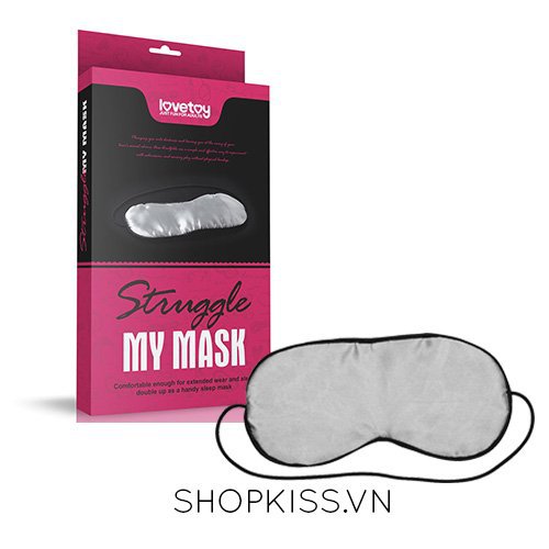 Struggle My Mask bịt mắt đồ chơi bạo dâm kích thích cảm giác mới