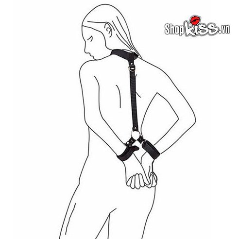 Còng tay cổ bạo dâm BZ13D kích thích đam mê, phong cách BDSM