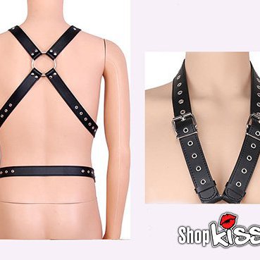 Đai thắt toàn thân da BZ19 - Dụng cụ bạo dâm quyến rũ