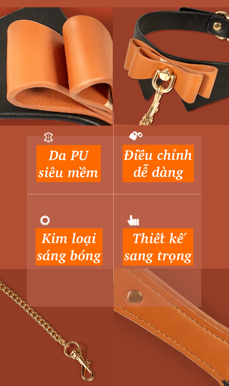  Thông tin Bộ đồ chơi bạo dâm nô lệ tình dục bằng da Runyu cao cấp