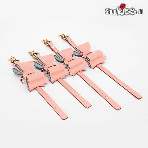 Bộ đồ chơi da bạo dâm hình nơ xinh xắn, khơi gợi đam mê