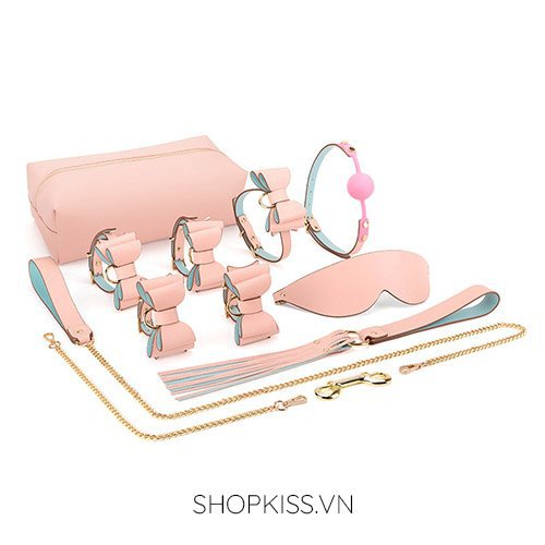 Bộ đồ chơi da bạo dâm hình nơ xinh xắn, khơi gợi đam mê