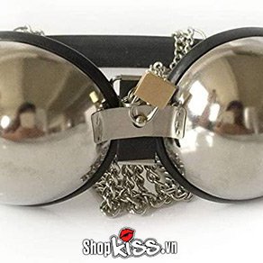 Đai khóa ngực thép không gỉ cao cấp kích thích cảm xúc mạnh