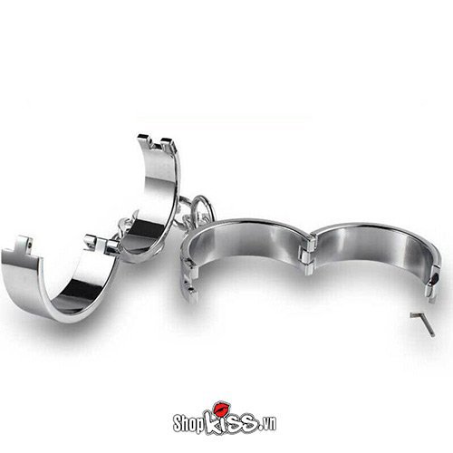 Còng chân thép không gỉ BDSM bạo dâm cao cấp kích thích cảm xúc