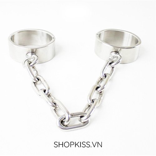 Còng chân thép không gỉ BDSM bạo dâm cao cấp kích thích cảm xúc