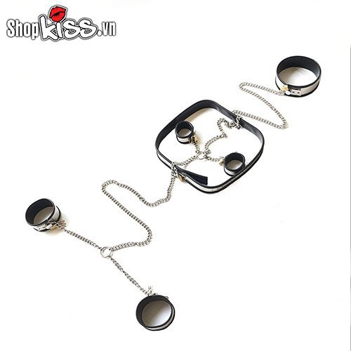 Bộ còng tay chân, đai lưng gợi cảm, đồ chơi bạo dâm hấp dẫn