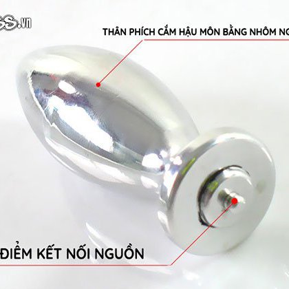 Bộ dụng cụ xung điện massage hậu môn và dương vật cực phê