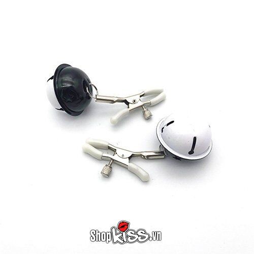 Bộ kẹp vú chuông lục lạc BZ09V siêu kích thích, chất liệu kim loại cao cấp