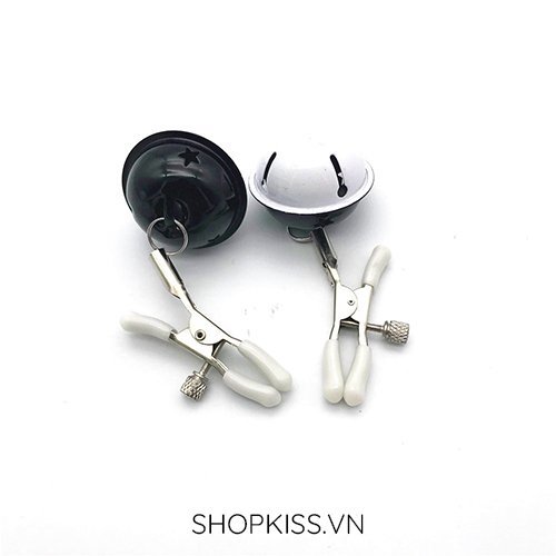 Bộ kẹp vú chuông lục lạc BZ09V siêu kích thích, chất liệu kim loại cao cấp