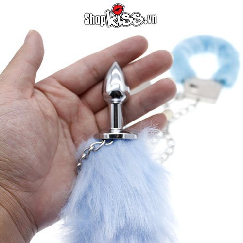 Đồ chơi bạo dâm còng tay đuôi chồn xích kích thích cực đỉnh