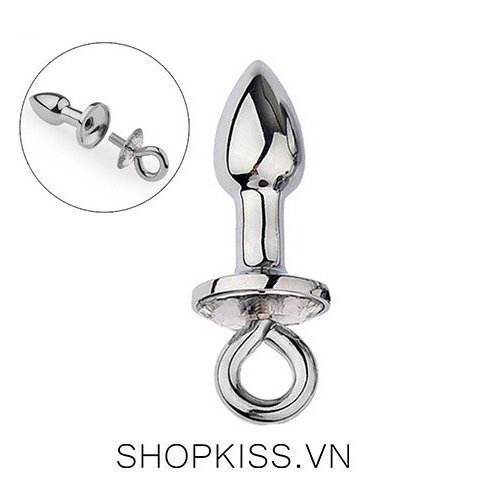 Phích cắm hậu môn kim loại tháo rời lỗ móc cao cấp tăng khoái cảm
