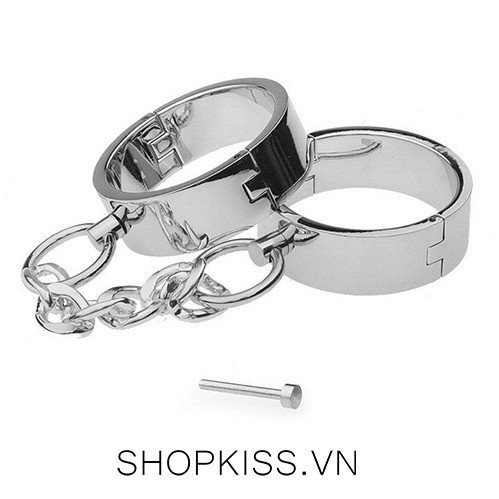 Còng tay kim loại BDSM siêu bền cứng cáp kích thích đam mê