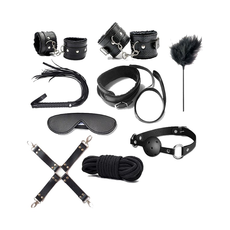 Bộ dụng cụ roi da hỗ trợ tình dục BDSM giúp tăng khoái cảm - Yeain