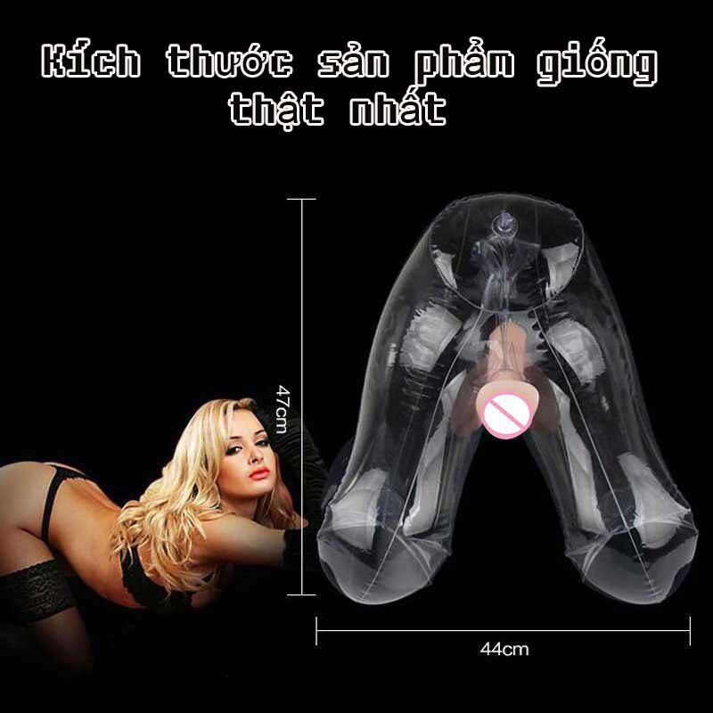 Bán búp bê bơm hơi bán thân trong suốt, siêu thực, giá tốt