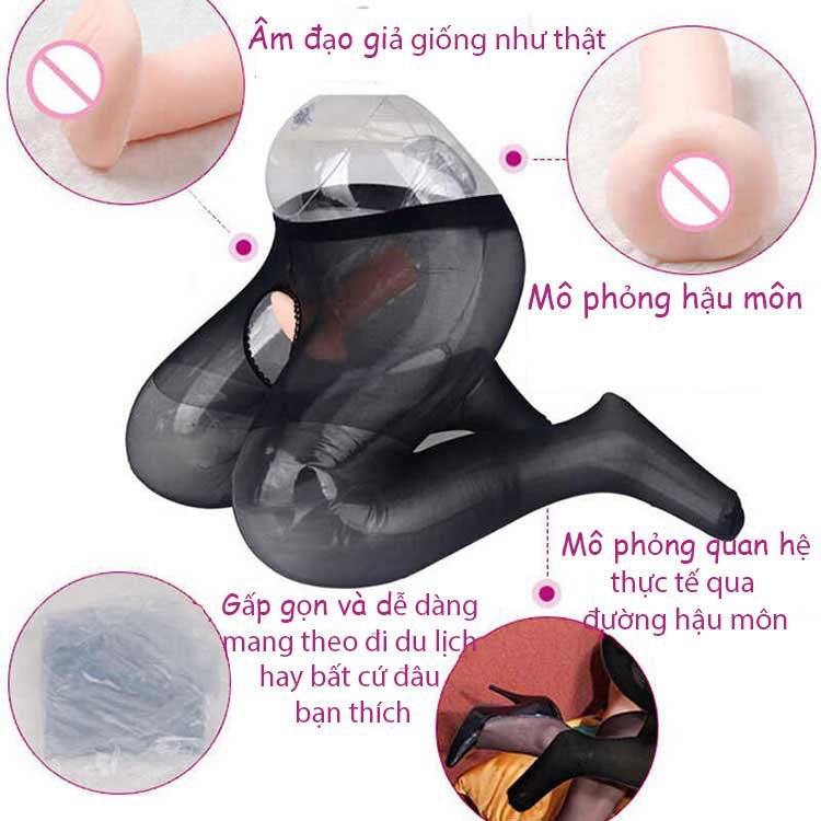 Bán búp bê bơm hơi bán thân trong suốt, siêu thực, giá tốt