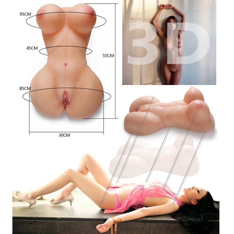 Búp bê tình dục bán thân silicon Fuck Me Bare Lovetoy