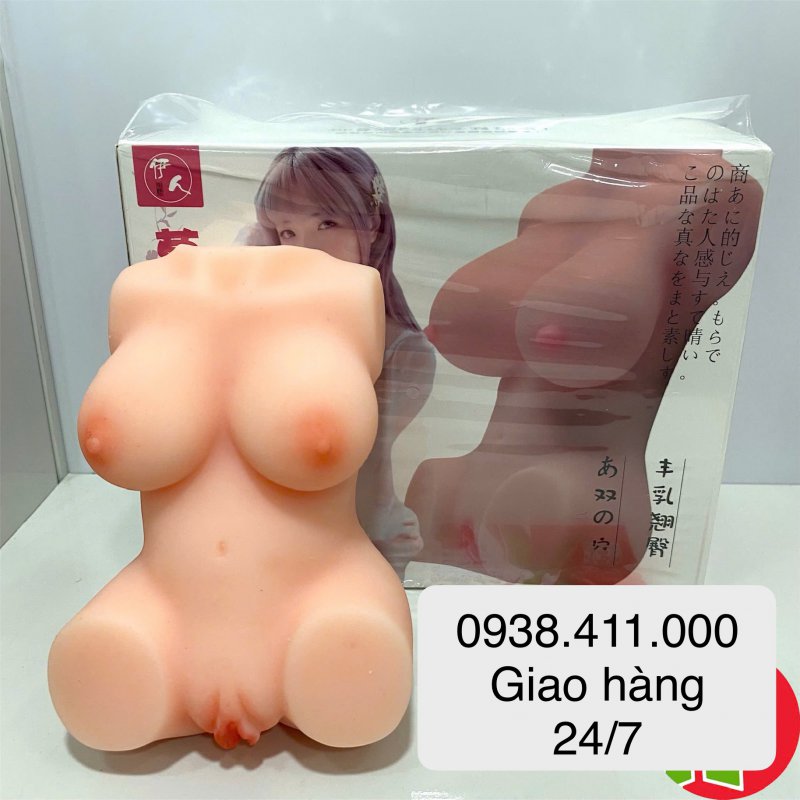 Búp bê tình dục Silicon bán thân 700g âm đạo giả nguyên khối giống thật