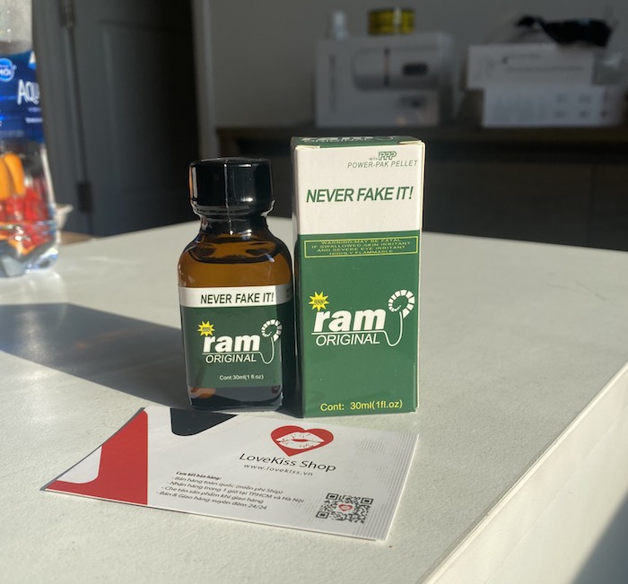 Bán Popper Ram Original 30ml chính hãng Never Fake It PPP hàng xách tay