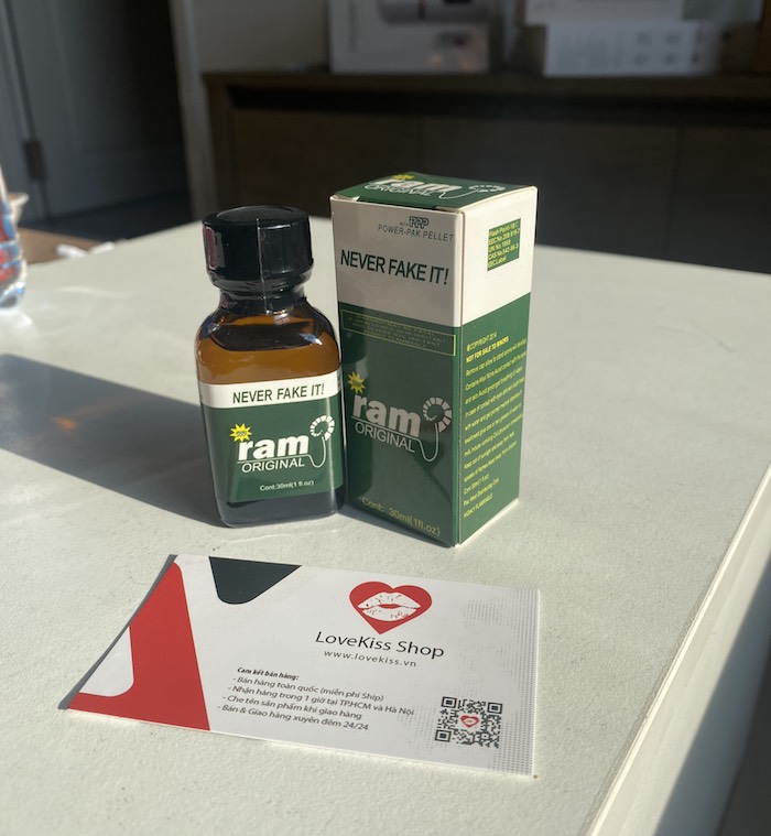 Bán Popper Ram Original 30ml chính hãng Never Fake It PPP hàng xách tay