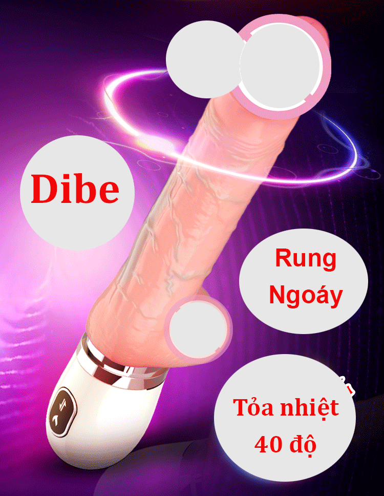 Dương vật giả CyClone Fire xoay toả nhiệt đế tường bán chạy