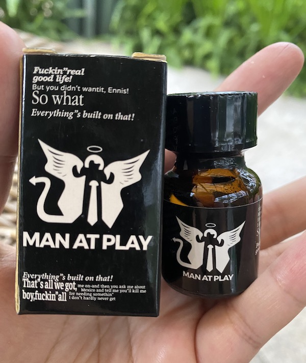 Nơi bán Popper Man At Play đen 10ml chính hãnh dành cho Top Bot loại mạnh cao cấp