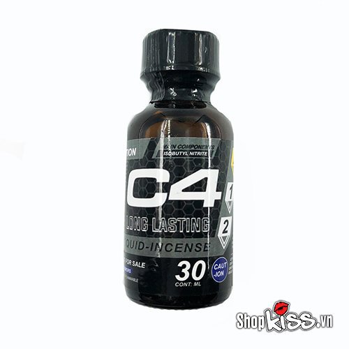 Popper C4 Long Lasting 30ml cao cấp kích thích mạnh mẽ an toàn