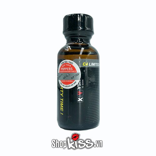 Popper C4 Long Lasting 30ml cao cấp kích thích mạnh mẽ an toàn