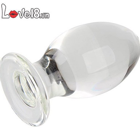 Phích cắm hậu môn bằng thủy tinh siêu to hình giọt nước