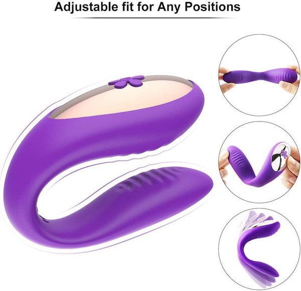 Máy rung âm đạo EasyToys 2 đầu điều khiển từ xa, siêu kích thích