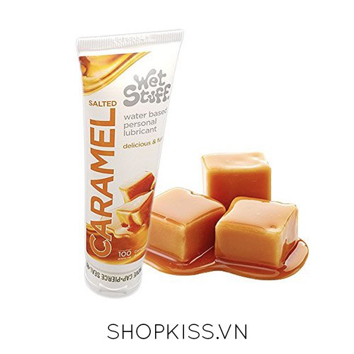 Gel bôi trơn Caramel Vị Mặn thơm ngon kích thích quan hệ miệng