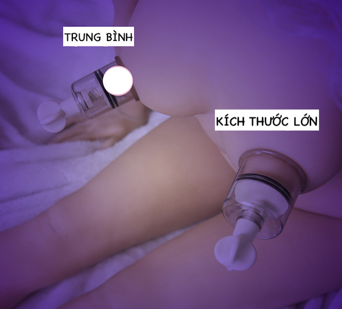 Nhập sỉ Bộ dụng cụ chụp mút vú kích thích massage ngực siêu sướng hút chân không nhập khẩu
