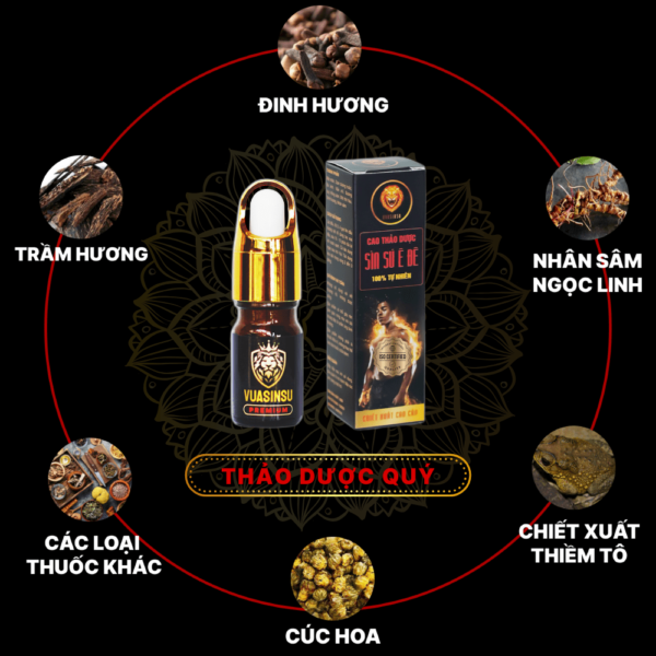 Vuasinsu xịt sìn sú 5ml chính hãng tặng phần quà hấp dẫn