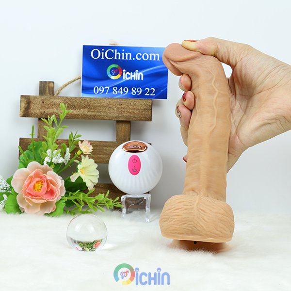 Dương vật giả gắn tường YEAIN rung thụt điều khiển từ xa tỏa nhiệt
