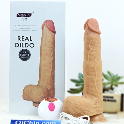 Dương vật giả gắn tường YEAIN rung thụt điều khiển từ xa tỏa nhiệt