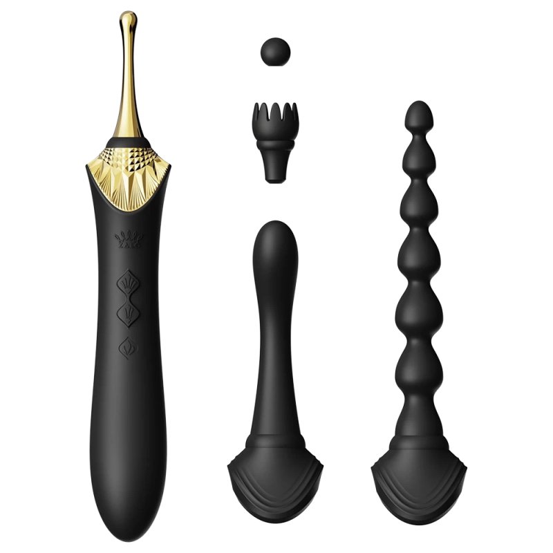 Zalo Queen Bess 2 máy massage vùng kín 4 đầu thay thế kích thích đa điểm