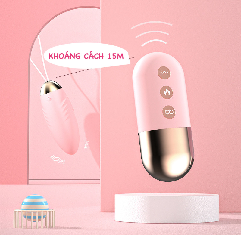 Đánh giá Trứng rung cao cấp Lilo không dây sưởi ấm điều khiển từ xa sạc USB hàng mới về