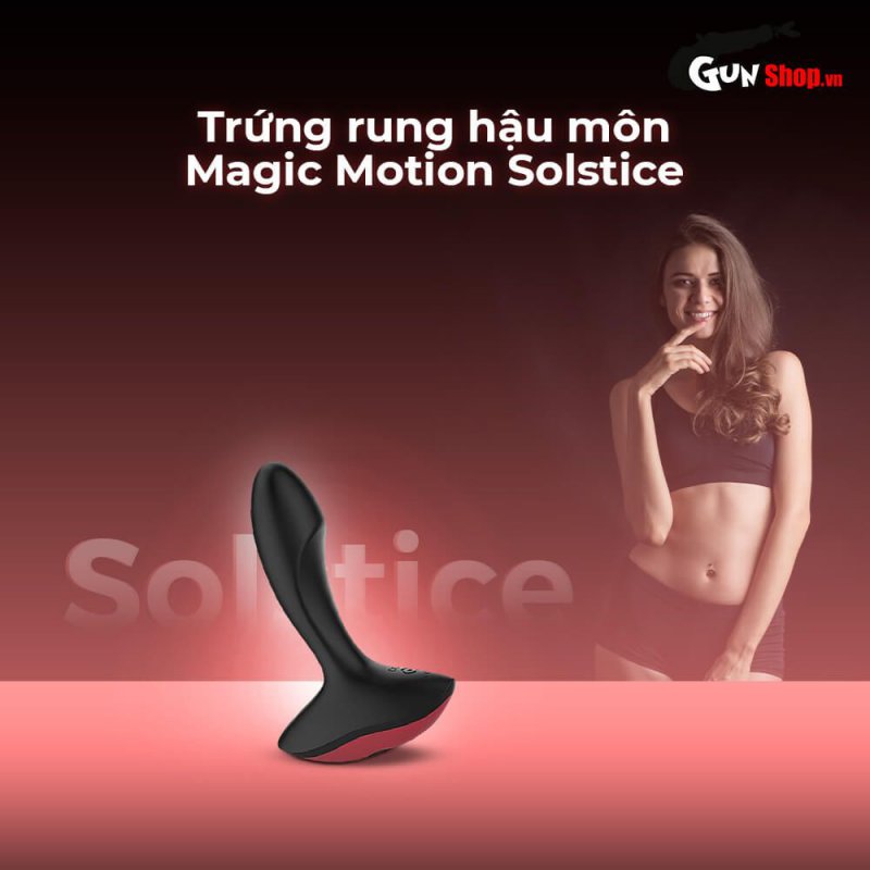 Trứng rung hậu môn Magic Motion Solstice kích thích đỉnh cao