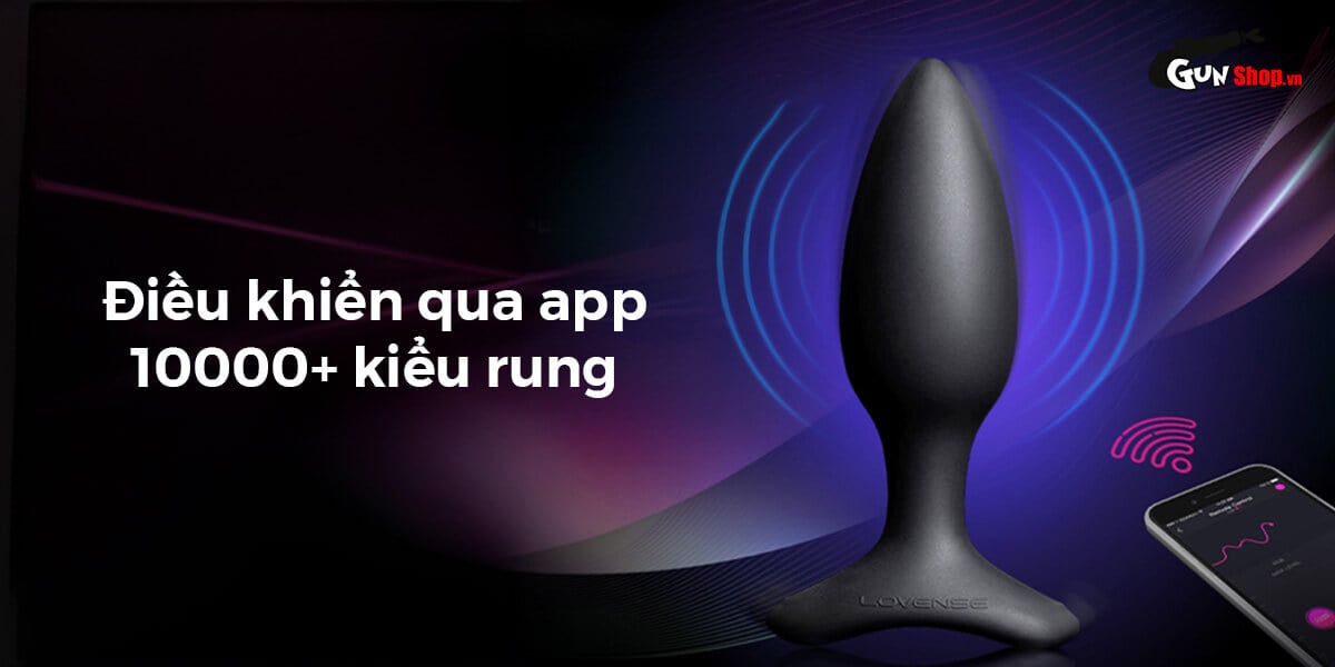 Trứng rung Lovense Hush 2 điều khiển Bluetooth cao cấp cho gay