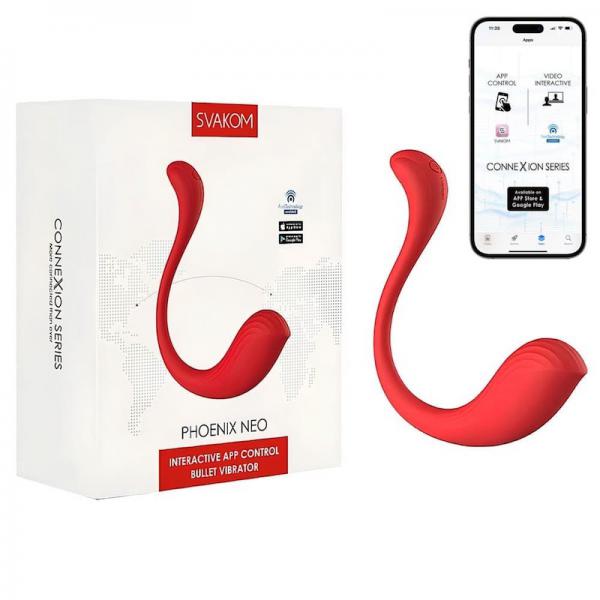 Trứng rung 2 Đầu Svakom Phoenix Neo điều khiển qua app 