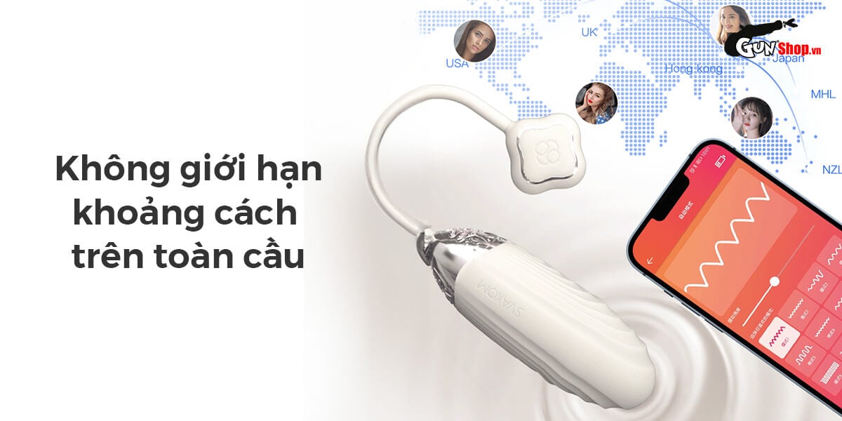 Nơi bán Trứng rung cao cấp Svakom Aravinda kết nối bluetooth điều khiển qua app giá rẻ