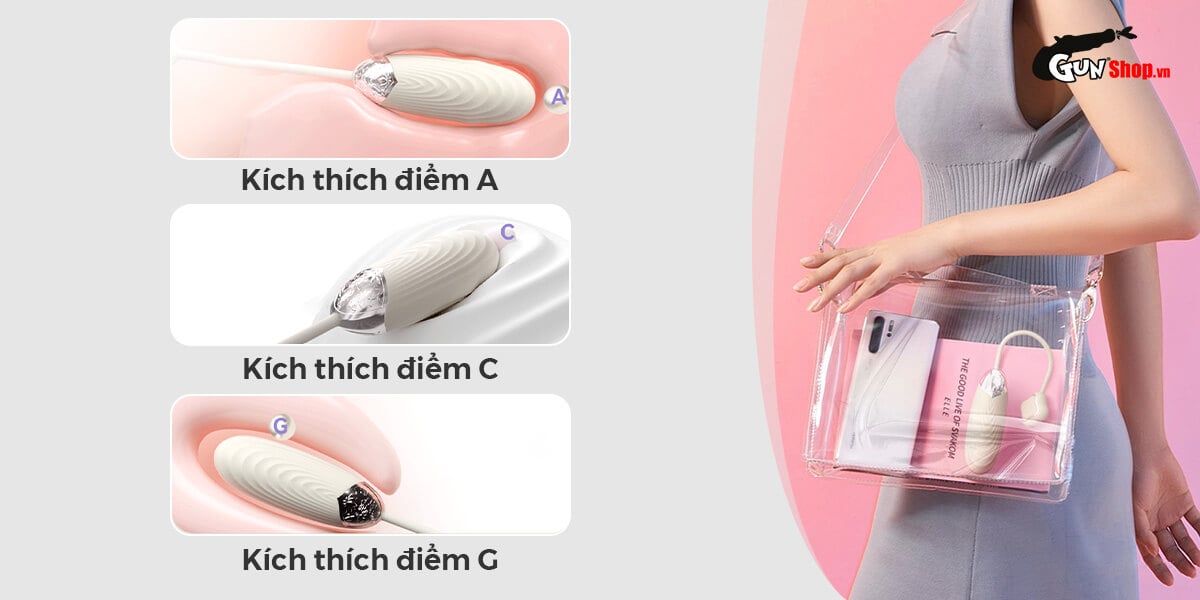 Nơi bán Trứng rung cao cấp Svakom Aravinda kết nối bluetooth điều khiển qua app giá rẻ