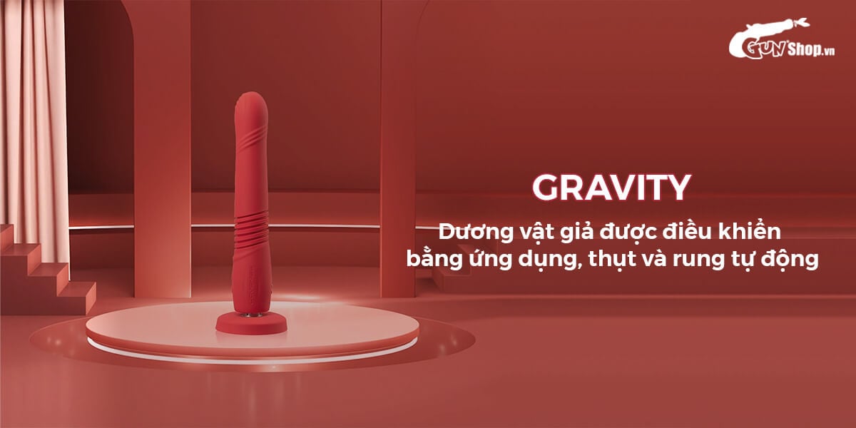 Đại lý Dương vật giả đa năng Lovense Gravity điều khiển qua app điện thoại hàng mới về