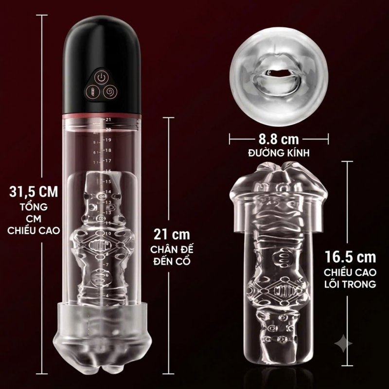 S-hande Air 2 máy tập dương vật tăng kích thước tự động cao cấp