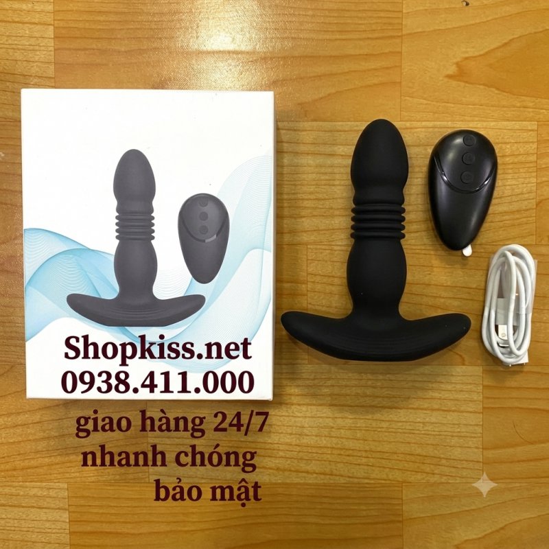 Máy Rung Thụt Tự Động Kích Thích Hậu Môn – 10 Chế Độ Điều Khiển Remote