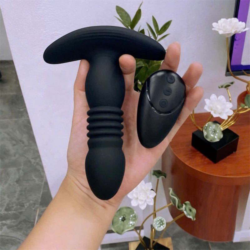 Máy Rung Thụt Tự Động Kích Thích Hậu Môn – 10 Chế Độ Điều Khiển Remote