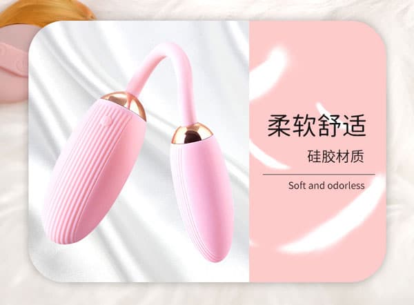 Địa chỉ bán Trứng Rung Tình Yêu Ankni 2 Đầu Có Điều Khiển Remote Từ Xa giá sỉ