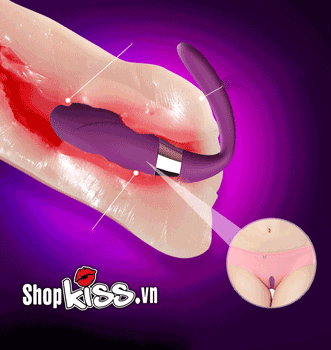 Trứng rung 2 đầu Dibe Alice điều khiển không dây cực phê