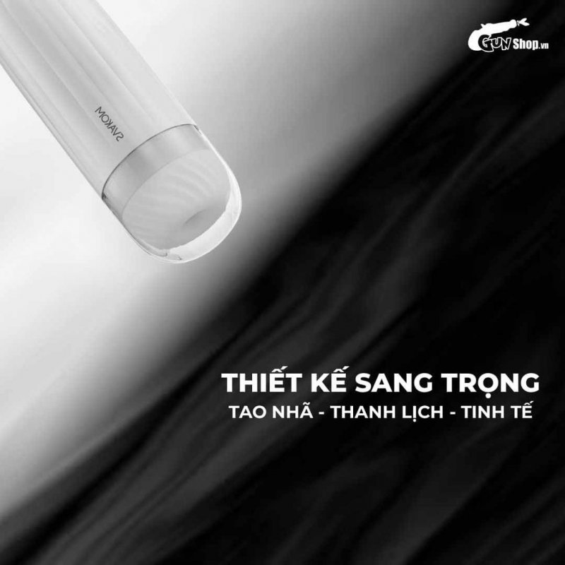 Âm đạo giả Svakom Sam Neo Trắng cao cấp rung hút thật