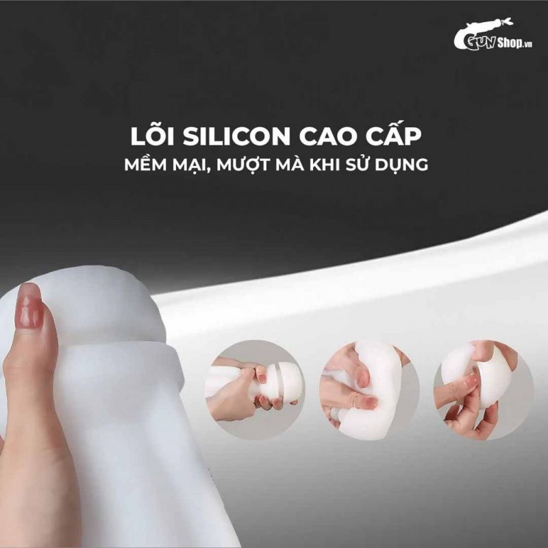 Âm đạo giả Svakom Sam Neo Trắng cao cấp rung hút thật